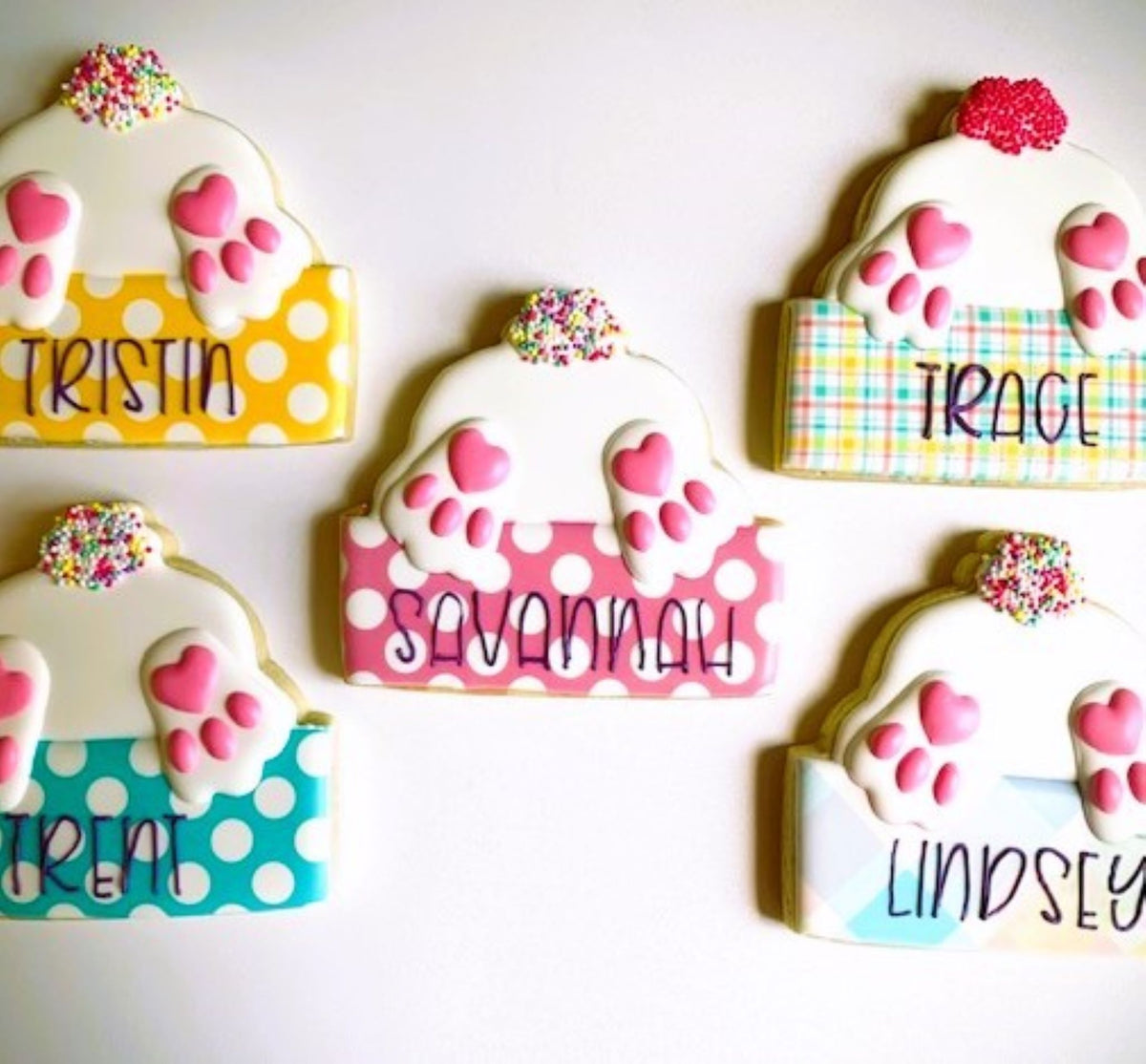 Jumbo Easter Personalized Assorted Sugar Cookies