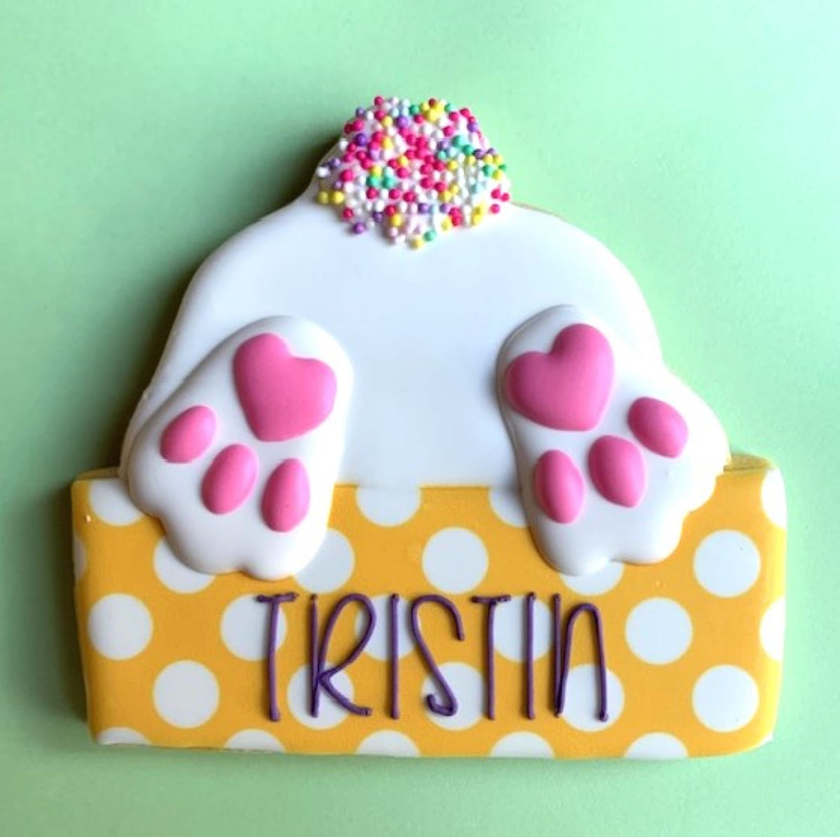 Jumbo Easter Personalized Assorted Sugar Cookies