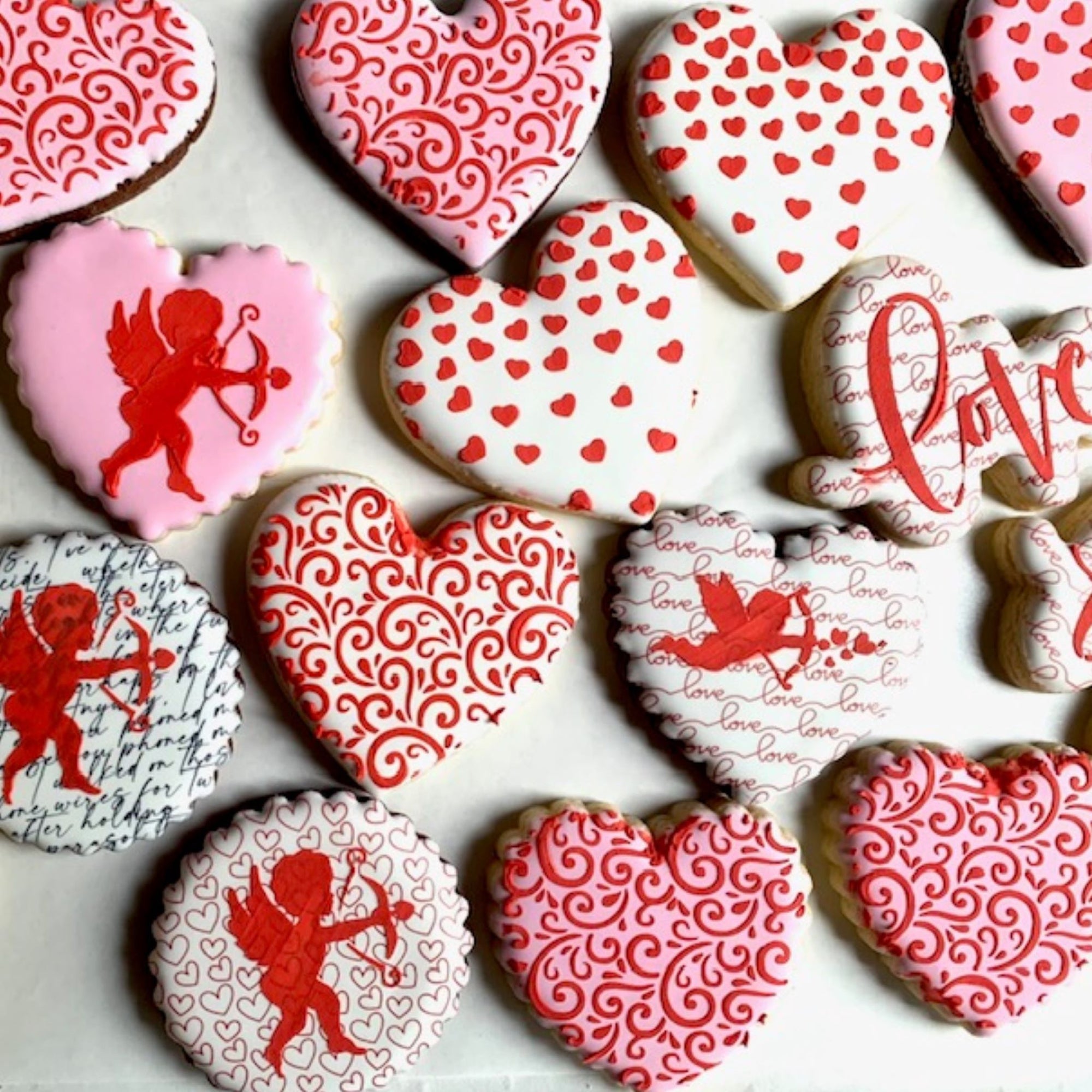 Assorted Heart Cookies